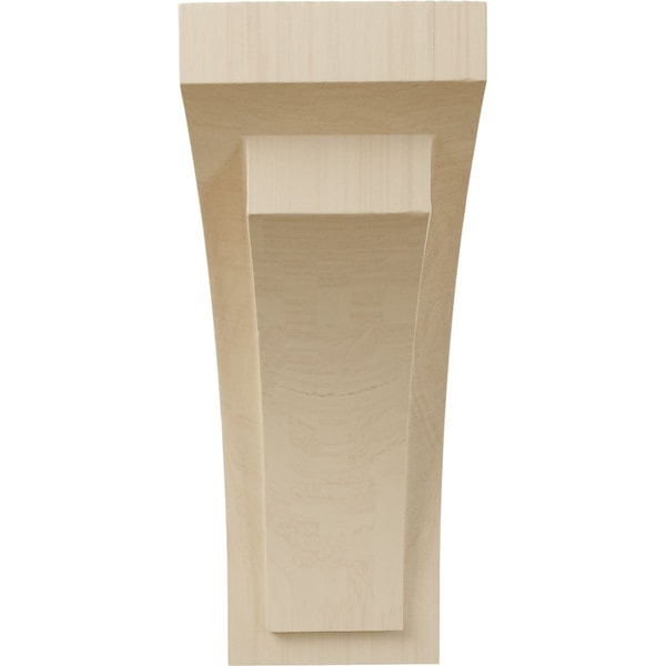 5 1/2W X 7 3/4D X 14H Jumbo Felix Wood Corbel, Rubberwood